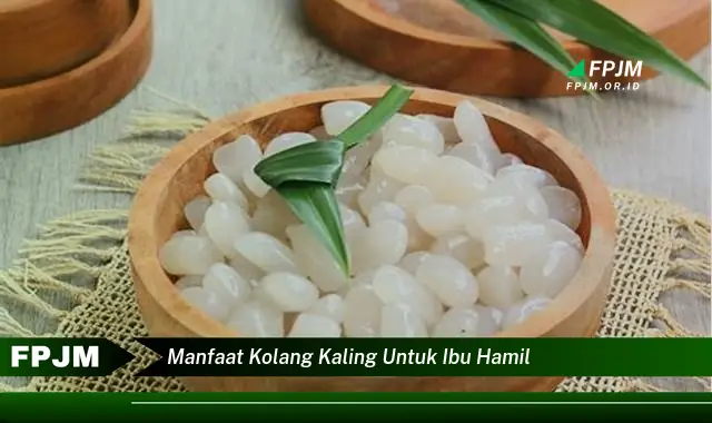 manfaat kolang kaling untuk ibu hamil