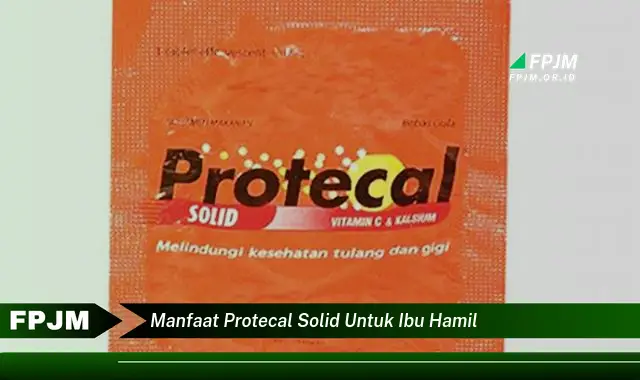 manfaat protecal solid untuk ibu hamil