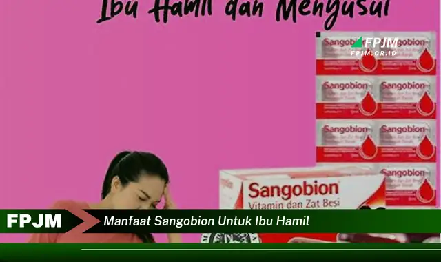manfaat sangobion untuk ibu hamil