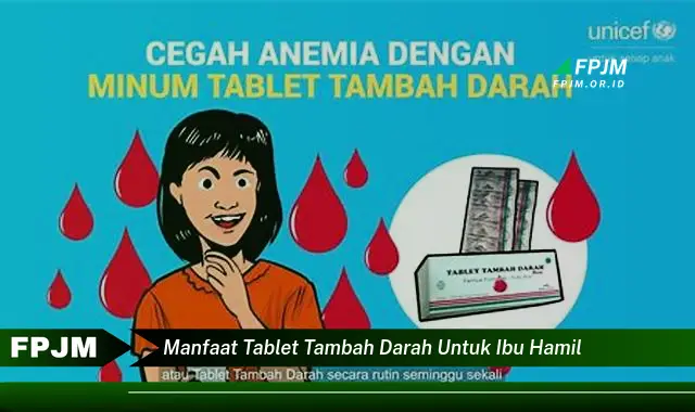 manfaat tablet tambah darah untuk ibu hamil