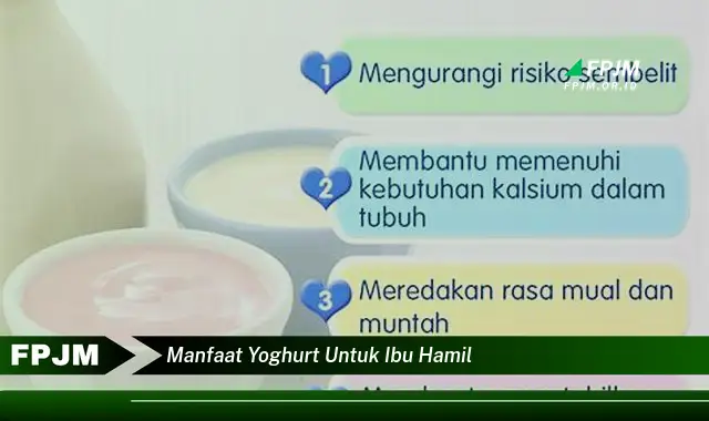 manfaat yoghurt untuk ibu hamil