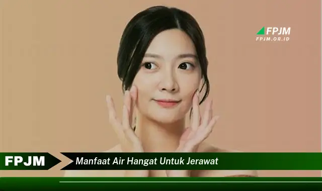 manfaat air hangat untuk jerawat