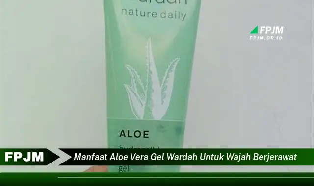 manfaat aloe vera gel wardah untuk wajah berjerawat