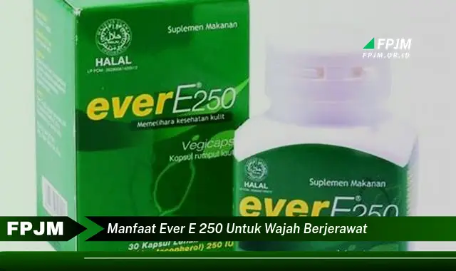 manfaat ever e 250 untuk wajah berjerawat