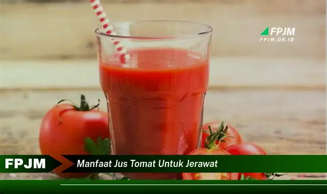 manfaat jus tomat untuk jerawat