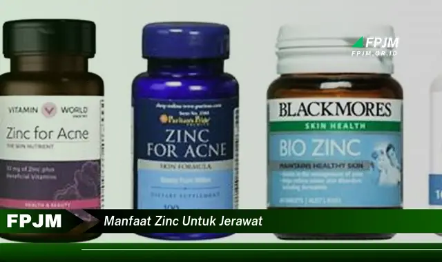 manfaat zinc untuk jerawat