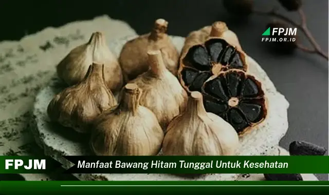 manfaat bawang hitam tunggal untuk kesehatan