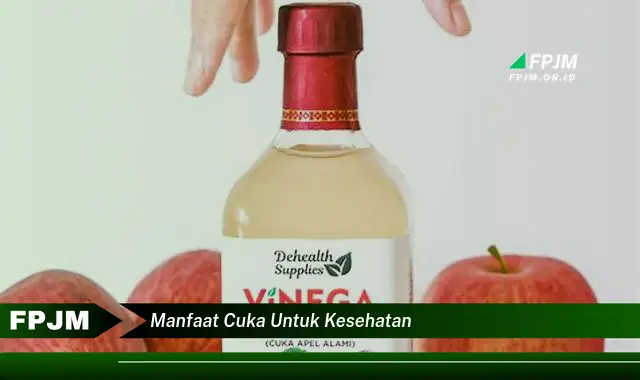 manfaat cuka untuk kesehatan