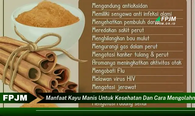 manfaat kayu manis untuk kesehatan dan cara mengolahnya manfaat kayu manis untuk kesehatan dan cara mengolahnya