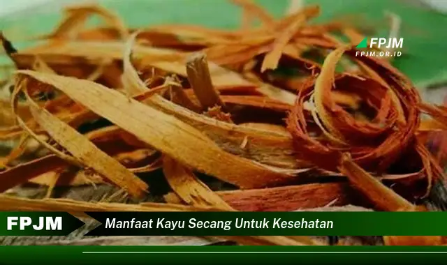 manfaat kayu secang untuk kesehatan