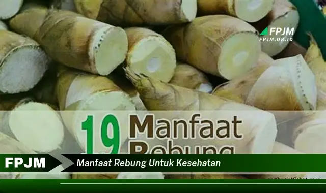 manfaat rebung untuk kesehatan