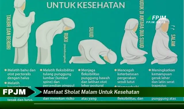 manfaat sholat malam untuk kesehatan