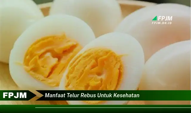 manfaat telur rebus untuk kesehatan