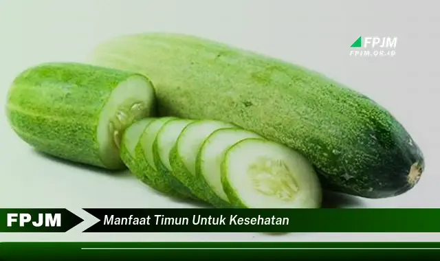 manfaat timun untuk kesehatan