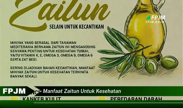 manfaat zaitun untuk kesehatan