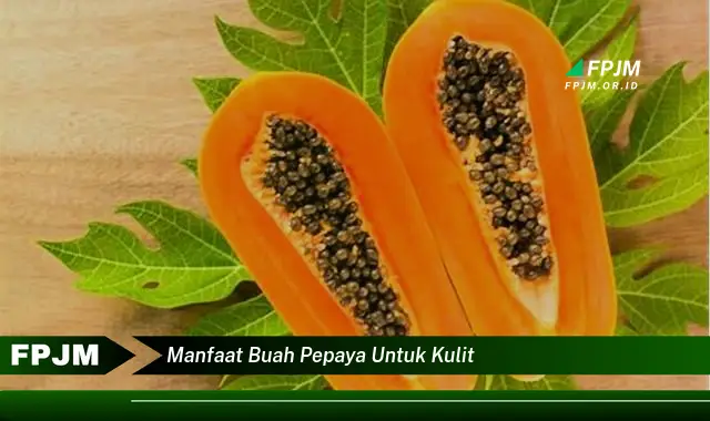 manfaat buah pepaya untuk kulit