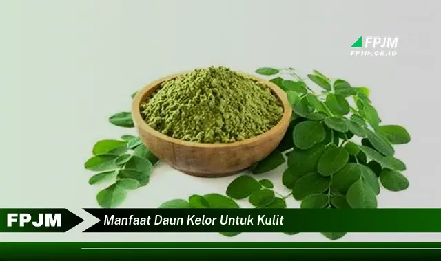 manfaat daun kelor untuk kulit