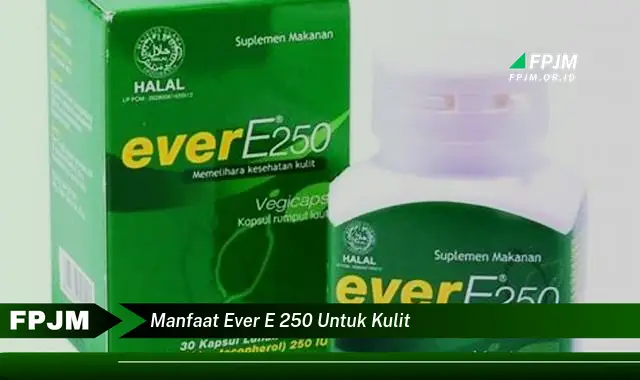 manfaat ever e 250 untuk kulit