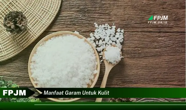 manfaat garam untuk kulit