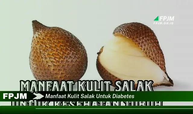 manfaat kulit salak untuk diabetes