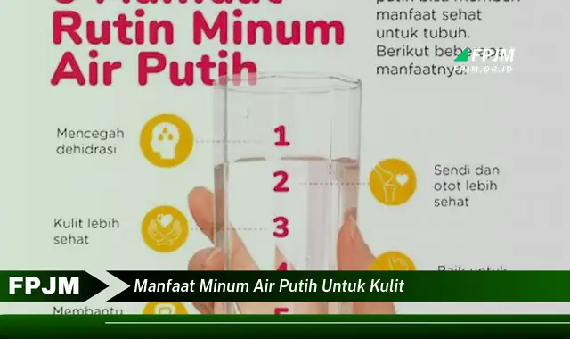 manfaat minum air putih untuk kulit