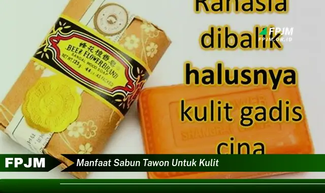 manfaat sabun tawon untuk kulit