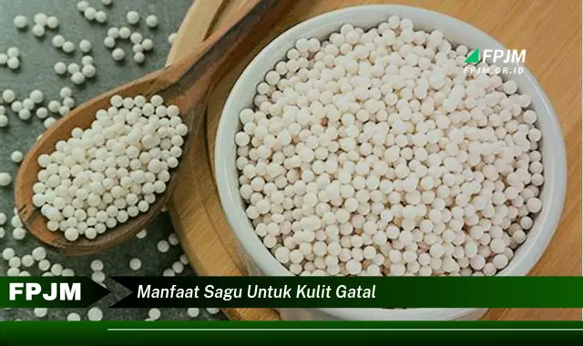 manfaat sagu untuk kulit gatal