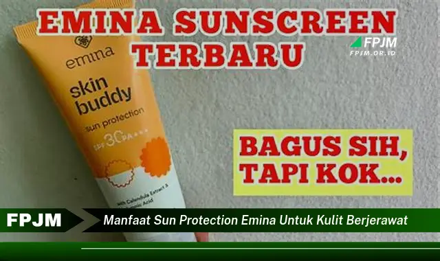 manfaat sun protection emina untuk kulit berjerawat