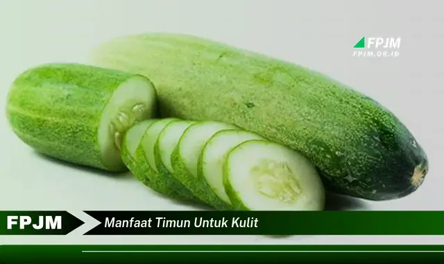 manfaat timun untuk kulit