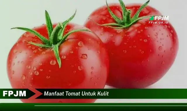 manfaat tomat untuk kulit