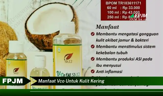 manfaat vco untuk kulit kering