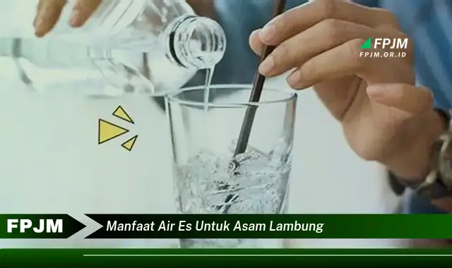 manfaat air es untuk asam lambung