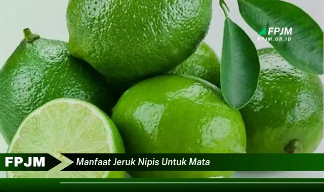 manfaat jeruk nipis untuk mata