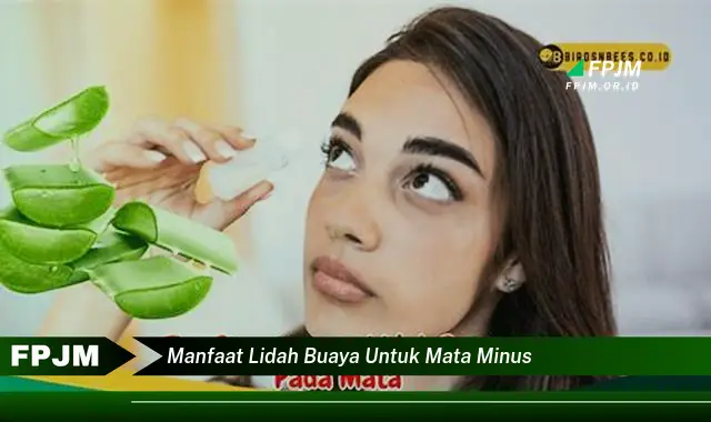 manfaat lidah buaya untuk mata minus