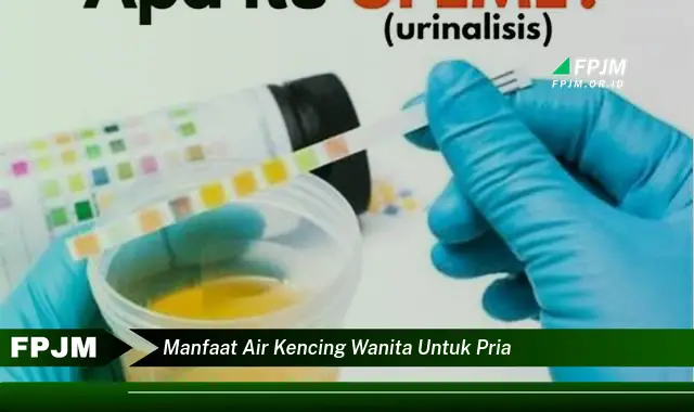manfaat air kencing wanita untuk pria