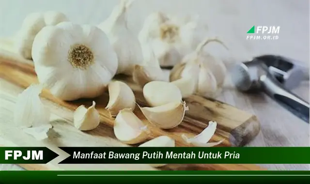 manfaat bawang putih mentah untuk pria