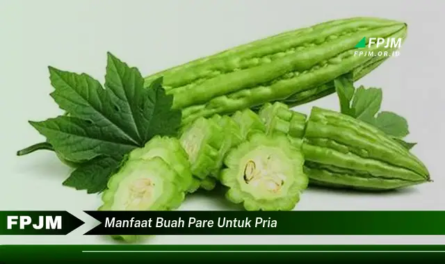 manfaat buah pare untuk pria