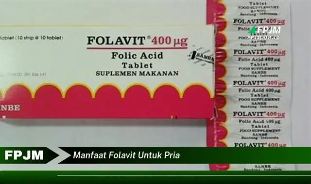 manfaat folavit untuk pria