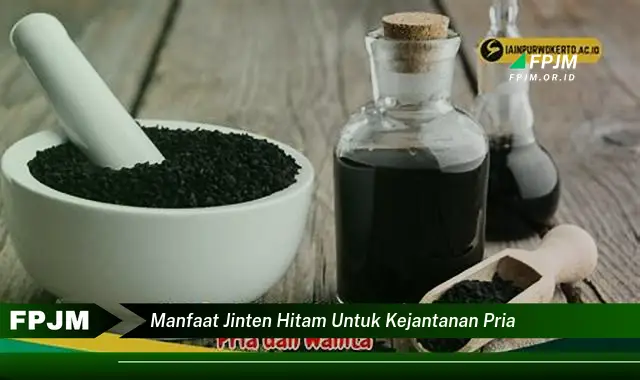 manfaat jinten hitam untuk kejantanan pria