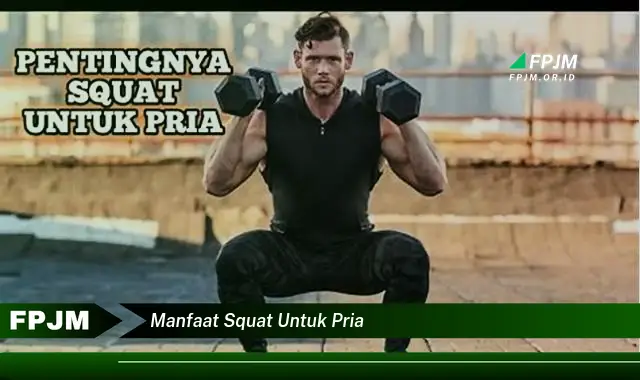 manfaat squat untuk pria