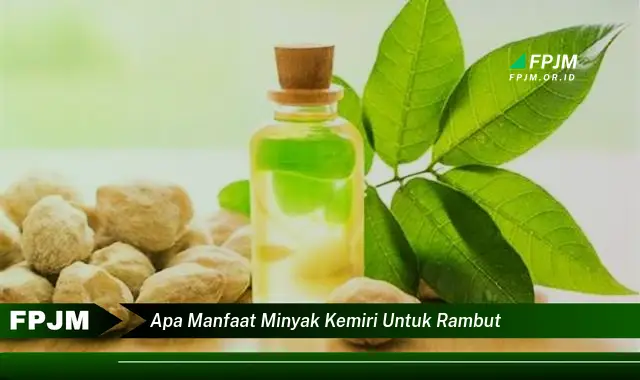 apa manfaat minyak kemiri untuk rambut