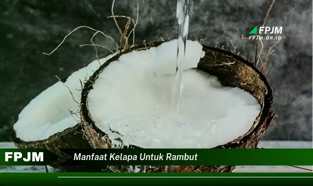 manfaat kelapa untuk rambut