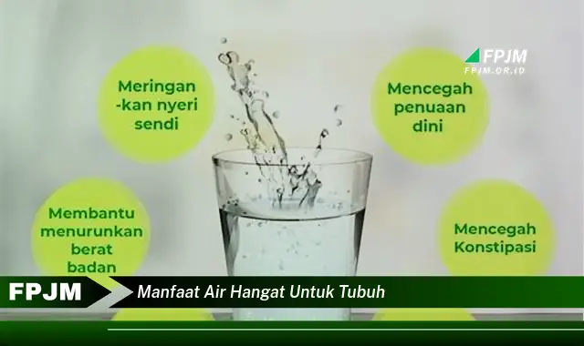 manfaat air hangat untuk tubuh