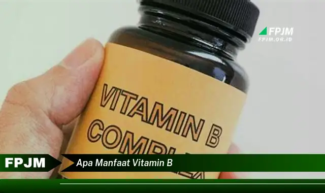 apa manfaat vitamin b