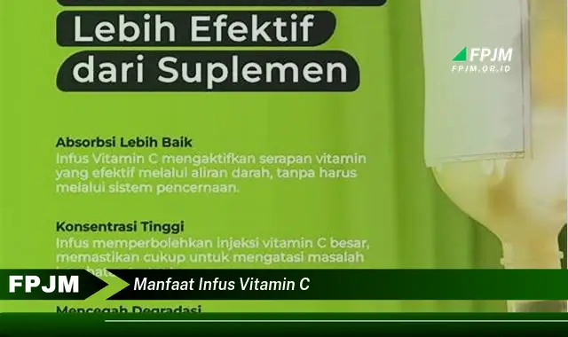 manfaat infus vitamin c