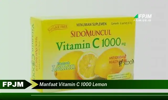 manfaat vitamin c 1000 lemon