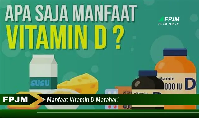 manfaat vitamin d matahari