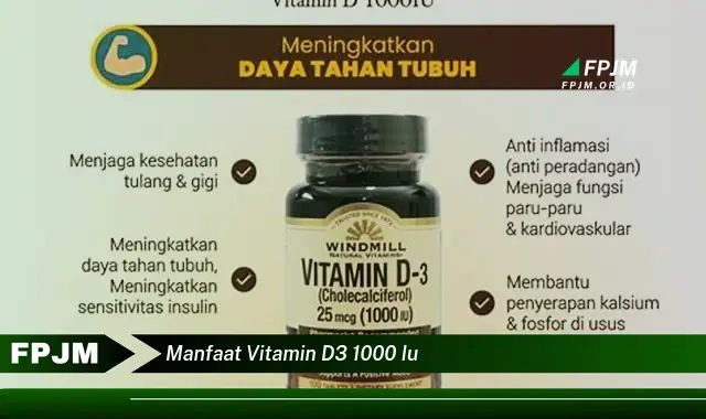 manfaat vitamin d3 1000 iu