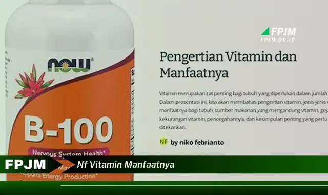 nf vitamin manfaatnya