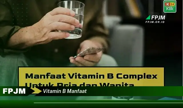 vitamin b manfaat